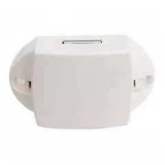 Rim lock white for cupboard, {standard)